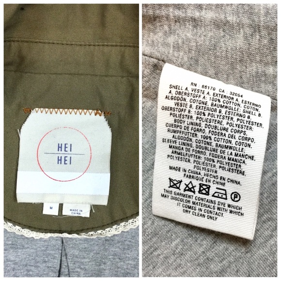 NEW Hei Hei Olive Green Cream Sequin Jacket - Picture 7 of 8